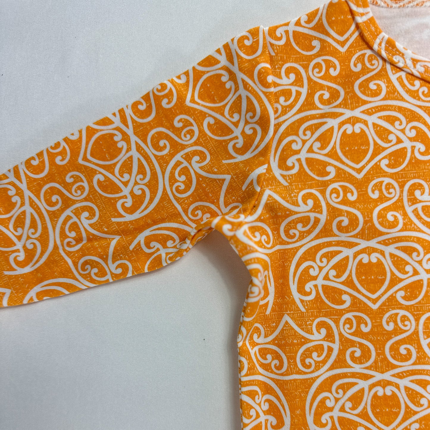 Iti (Arani/Orange) Long Sleeve Onesie