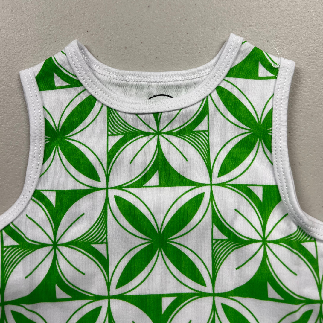 Singlet - Green - Poly Design