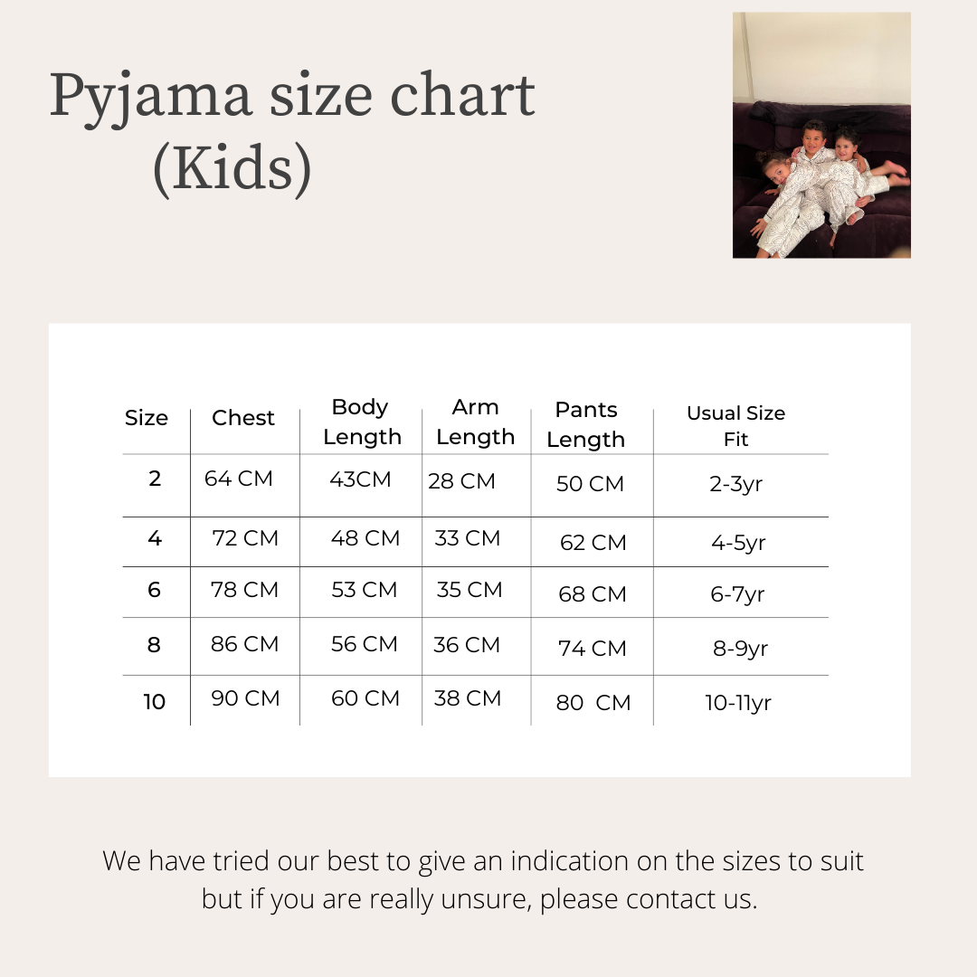 Whenua Pj Set - Bamboo Flanelette (Kids) - White