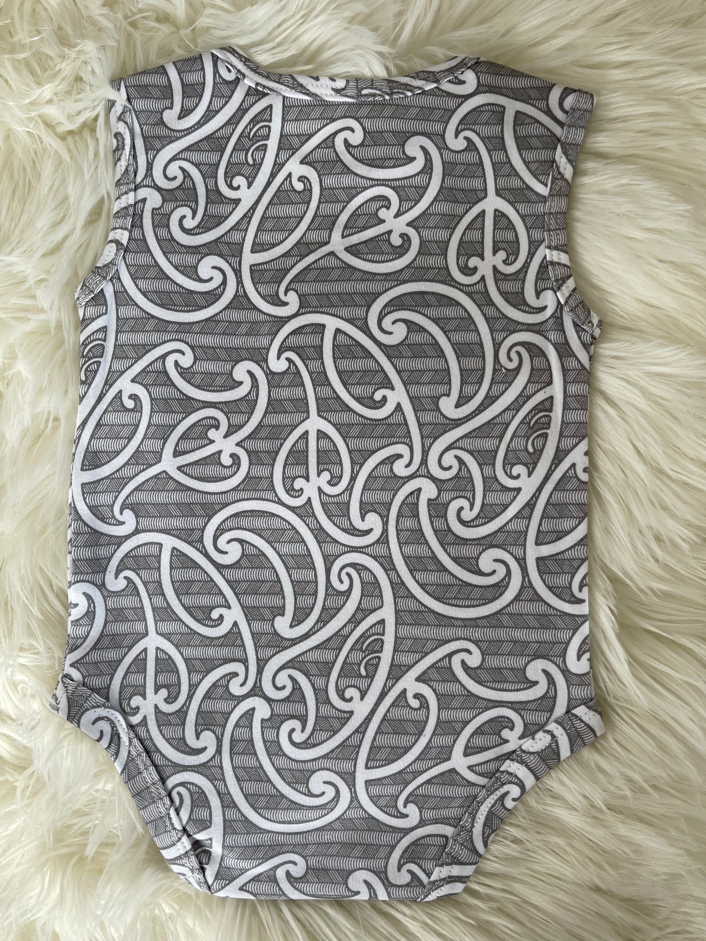 Raumati (Hina/Grey) Singlet Onesie