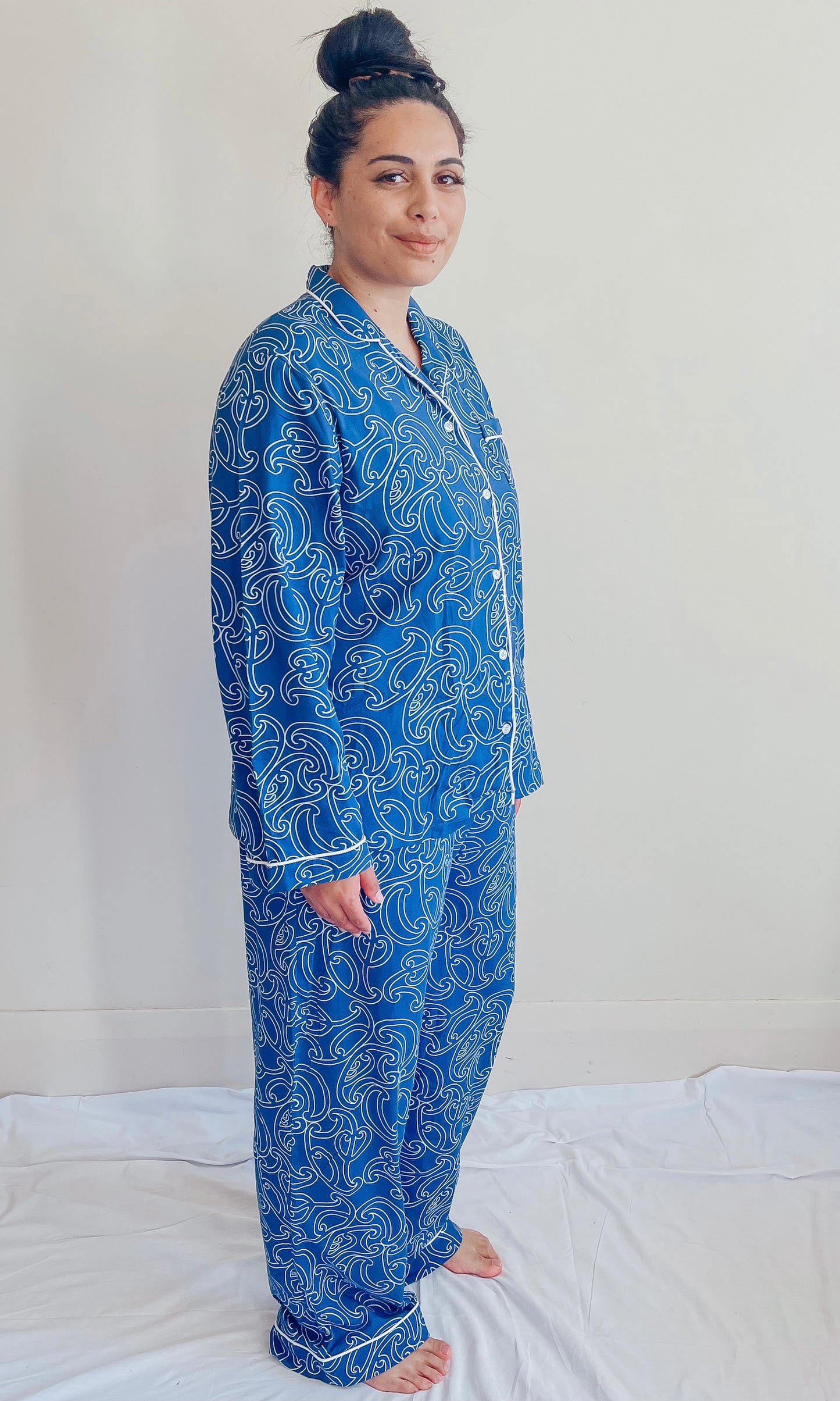 Whenua Pj Set (Adult Kikorangi)