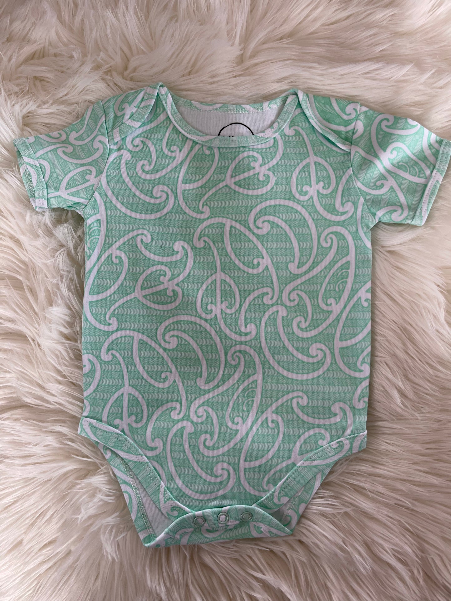 Raumati (Kārikiōrangi/Teal) T-Shirt Onesie