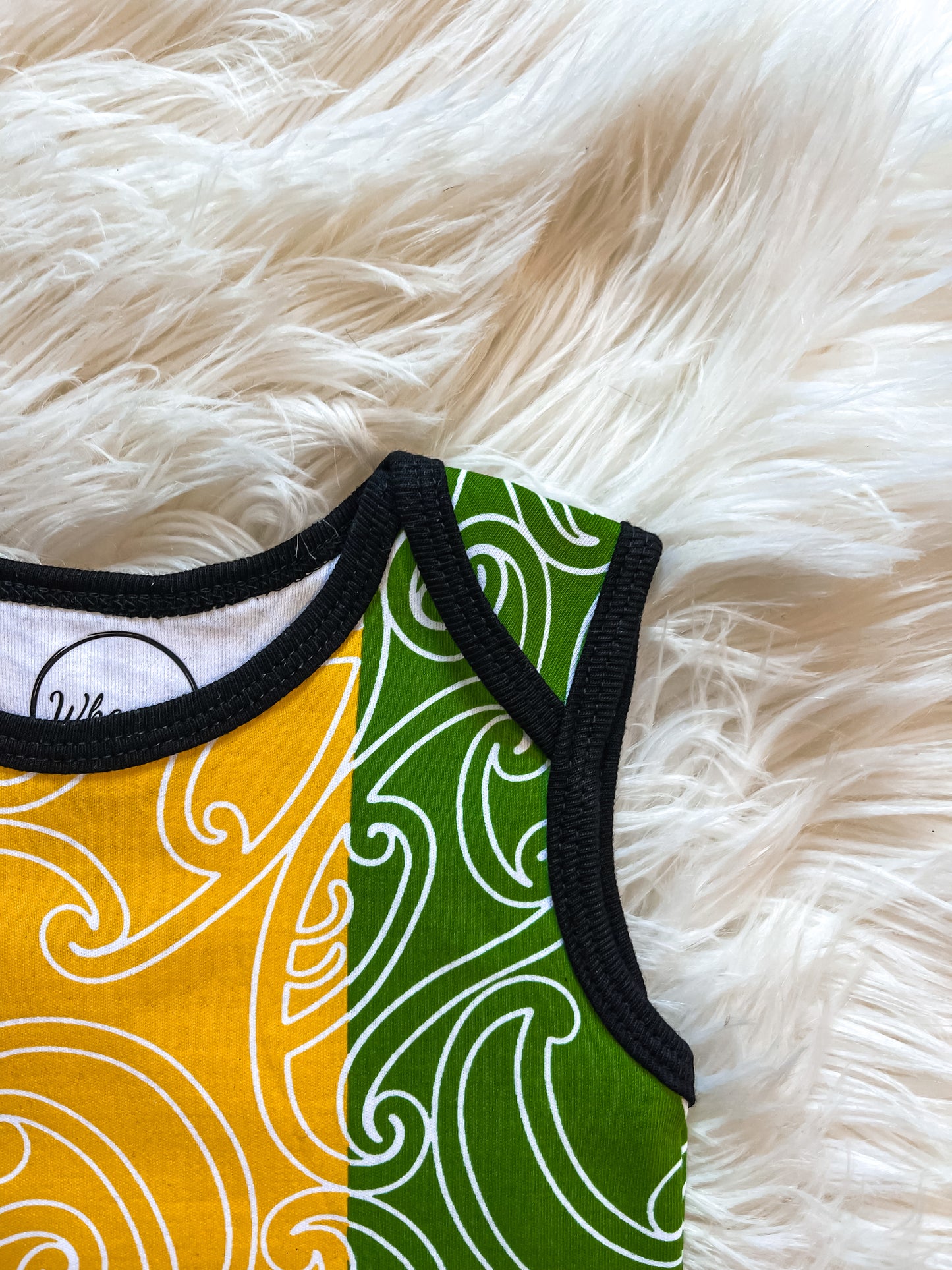Zion/Rasta - Block Colour - Singlet Onesie