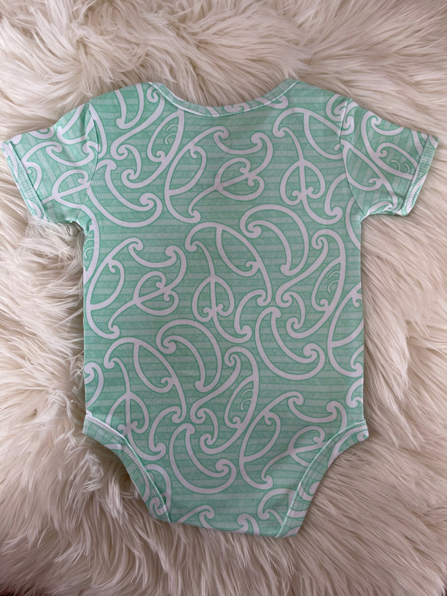 Raumati (Kārikiōrangi/Teal) T-Shirt Onesie