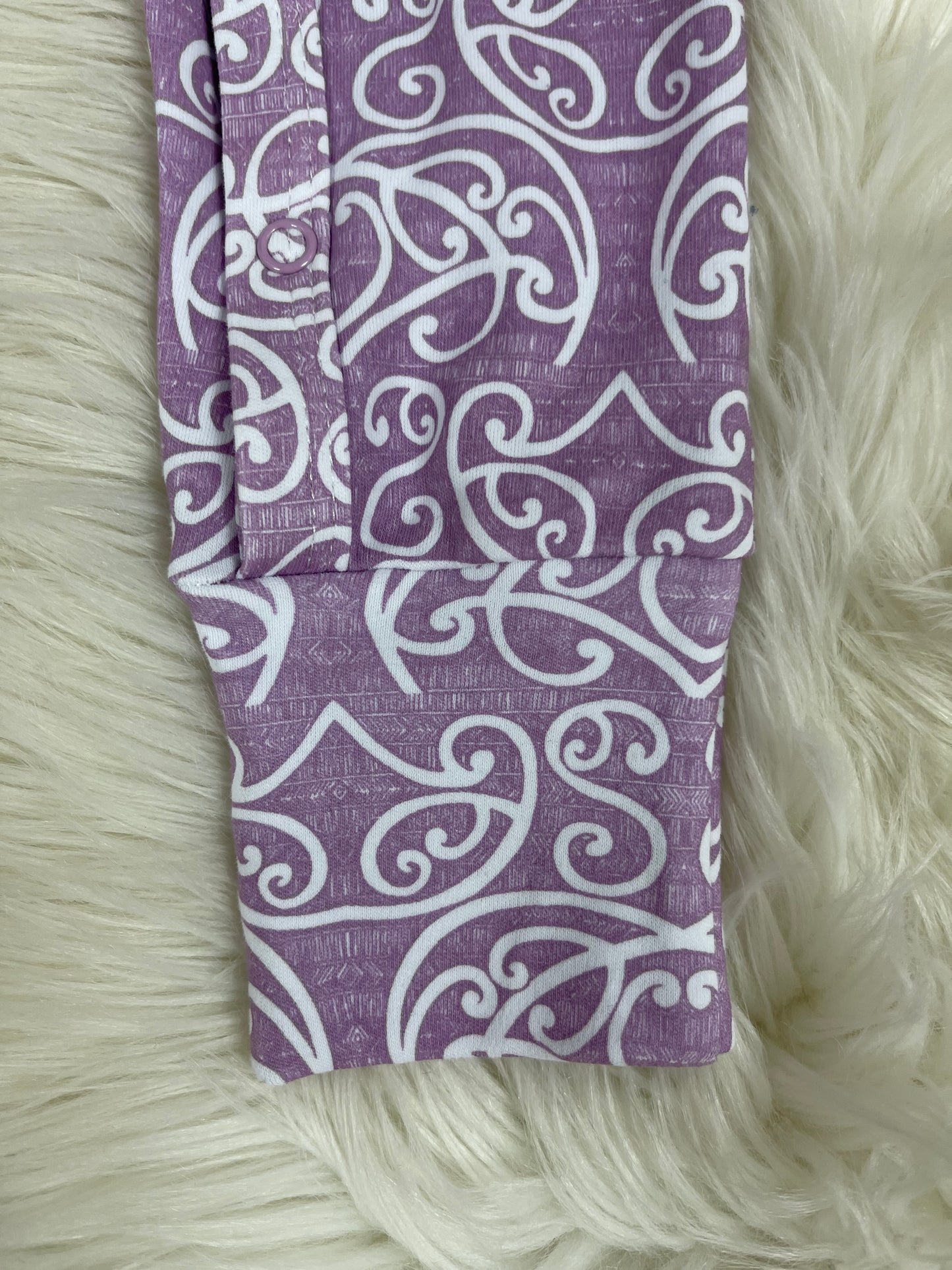 Iti (Waiporoporo/Purple) Long Sleeve Onesie