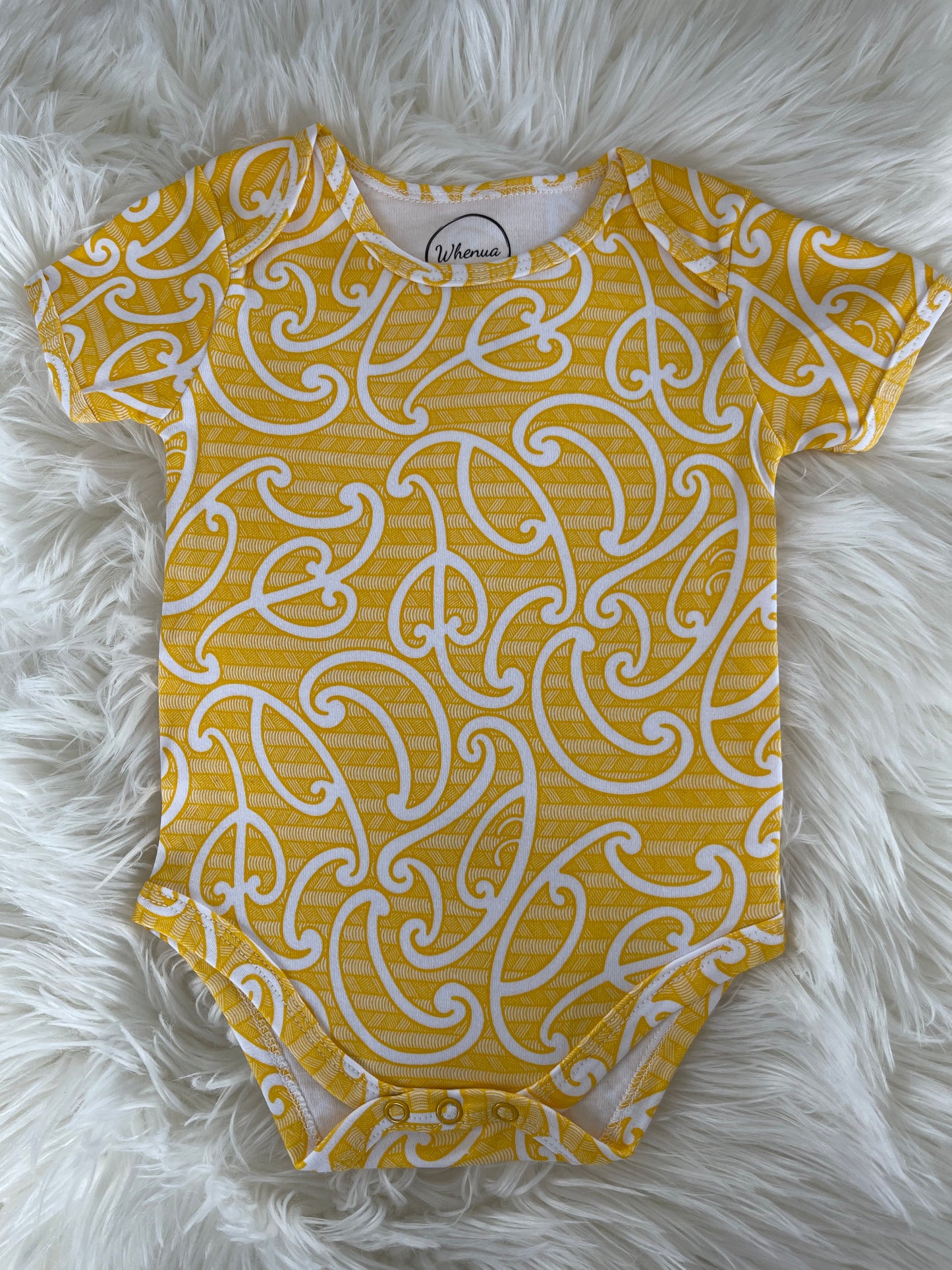 Raumati (Kōwhai/Yellow) T-Shirt Onesie