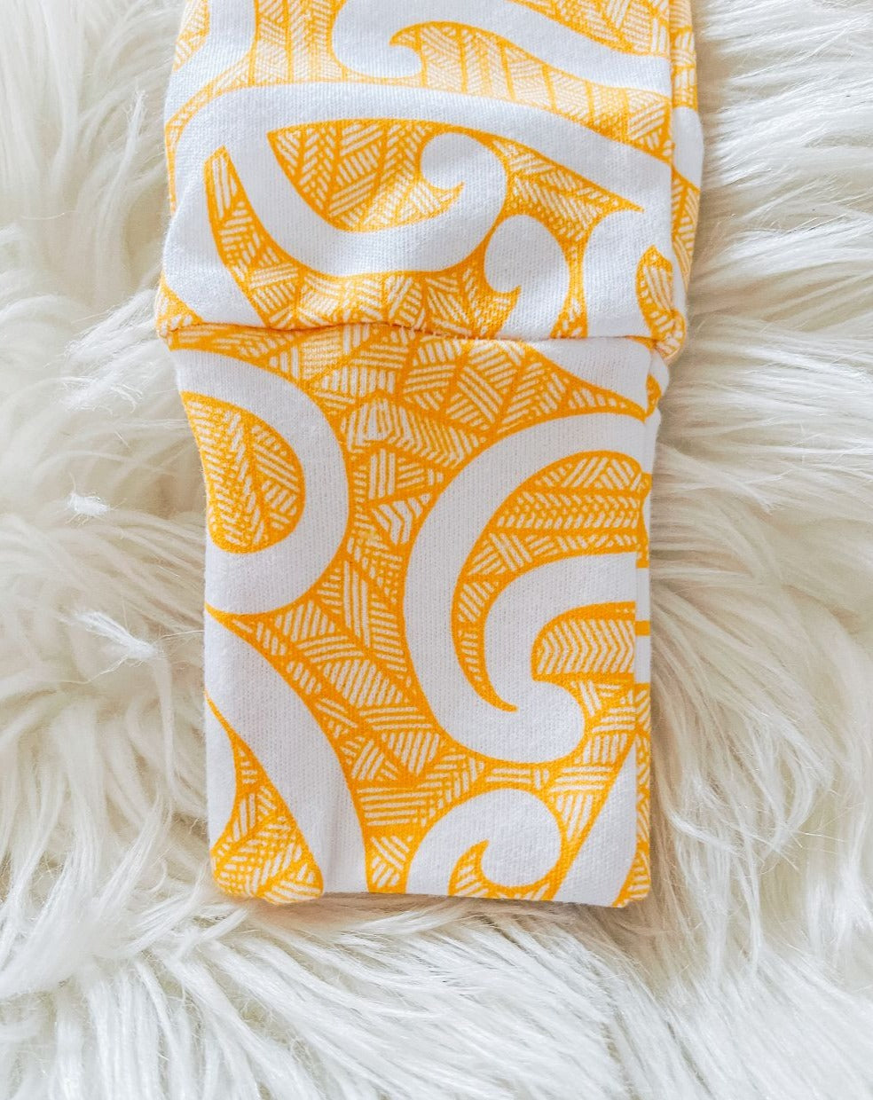 Nui (Kowhai/Yellow) Long Sleeve Onesie