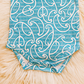 Raumati (Kikorangi/Blue) T-Shirt Onesie