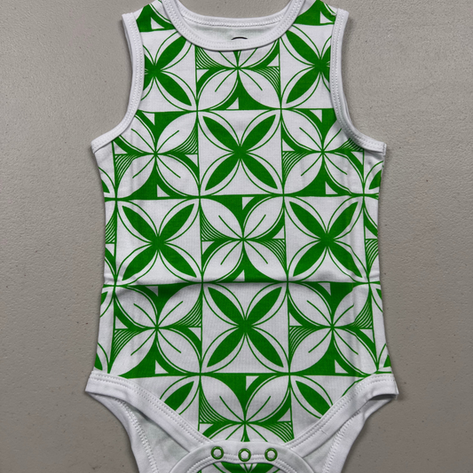 Singlet - Green - Poly Design