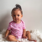 T-Shirt Onesie - Raumati (Māwhero/Pink)