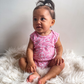 Singlet Onesie - Raumati (Māwhero/Pink)