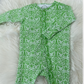 Iti (Kakariki/Green) long sleeve onesie