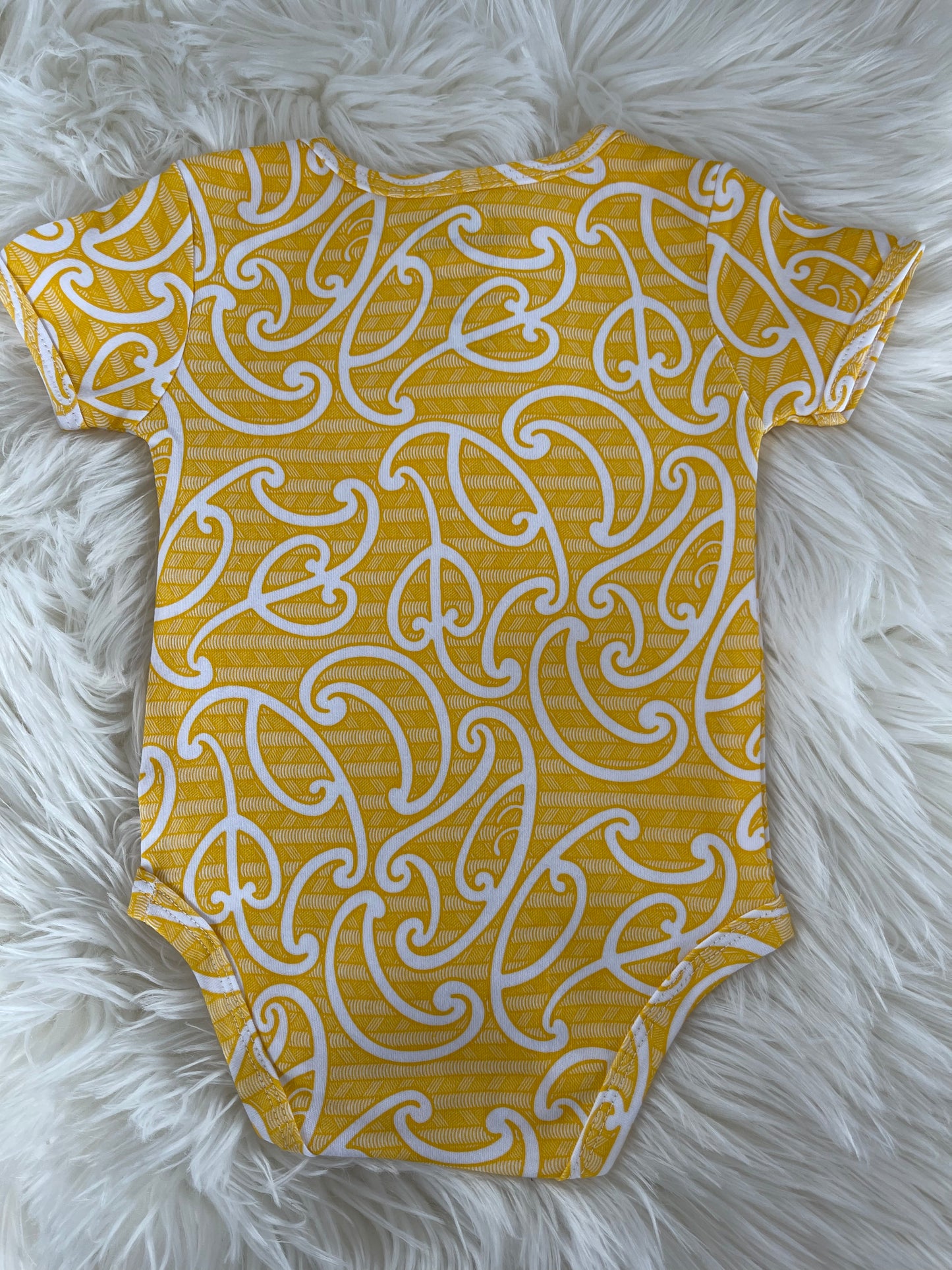 Raumati (Kōwhai/Yellow) T-Shirt Onesie