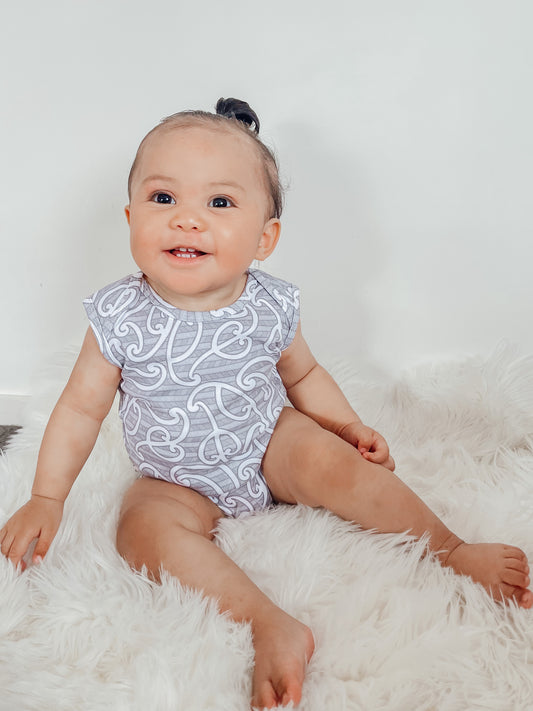 Raumati (Hina/Grey) Singlet Onesie