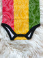 Zion/Rasta - Block Colour - Singlet Onesie