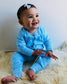 Iti (Kikorangi/Blue) Long Sleeve Onesie