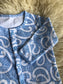 Nui (Kikorangi/Blue) Long Sleeve Onesie
