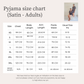 Whenua Short Sleeve Satin Pj Set (Adults - Whero/Red)